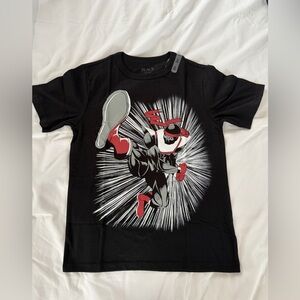 NWT: Boys Ninja Graphic Tee - Black/Red Accent. Size: M (7/8)
